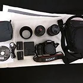 【中古】(非常に良い)SONY ミラーレス一眼 α57 ダブルズームレンズキット DT 18-55mm F3.5-5.6 SAM＋DT 55-200mm F4-5.6 SAM付属 SLT-A57Y