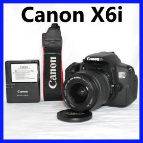 Canon EOS Kiss X6i 一眼レフ レンズ セット EF-S 18-55mm USM 一眼レフカメラ