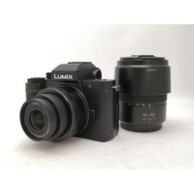【中古】Panasonic LUMIX G100D ダブルズームレンズキット Wキット DC-G100DW-K ブラック【新宿2】保証期間１ヶ月【ランクA】