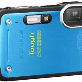 【中古】(非常に良い)OLYMPUS デジタルカメラ TG-620 1200万画素 5m防水 1.5m耐落下衝撃 裏面照射型CMOS ブルー TG-620 BLU