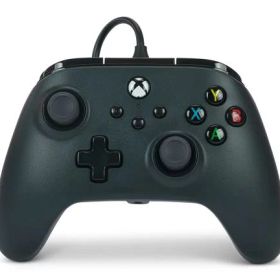 Xboxライセンス商品PowerA 有線コントローラー Xbox Series X/S PC Windows 1519265-03 ブラック