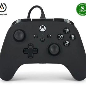アコ・ブランズ・ジャパン｜ACCO BRANDS JAPAN 【国内正規品 2年保証】PowerAアドバンテージ有線コントローラー Xbox Series XS用 - ブラック 二重振動機能 Xbox Series XS用 PC Windows 10/11 (公式ライセンス取得) PowerA XBGP0164JP-01