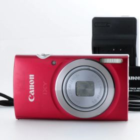 【キヤノン】Canon IXY 150 レッド コンパクトデジタルカメラ [Exc＋5] #W940