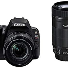 【中古】【39shop】Canon★デジタル一眼レフカメラ「EOS Kiss X9」ダブルズームキット (ブラック) EOSKISSX9BK-WKIT（良い）