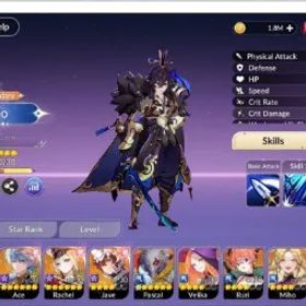 Seven Knights Re:BIRTH [Re:BIRTH] Global3000xxx|8 Legendary|(TeoTc2,PascalTc1,AceB6,RachelB6,Jave,Velika)|2900 Ruby|LogNetmarble| Check SS (SKR851)