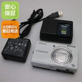 美品 COOLPIX S6200 ナチュラルホワイト 即日発送 デジカメ Nikon デジタルカメラ 本体 土日祝発送OK