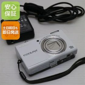 超美品 COOLPIX S6200 ナチュラルホワイト 即日発送 デジカメ Nikon デジタルカメラ 本体 土日祝発送OK