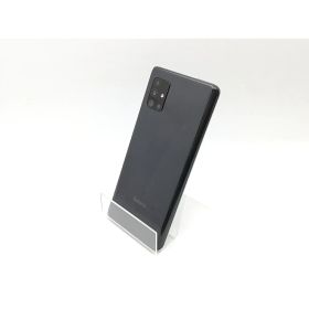 【中古】SAMSUNG au 【SIMロック解除済み】 Galaxy A51 5G プリズム ブリックス ブラック 6GB 128GB SCG07【熊本】保証期間1ヶ月【ランクC】