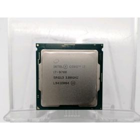 【中古】Intel Core i7-9700 (3GHz/TB:4.7GHz/SRG13/R0) bulk LGA1151/8C/8T/L3 12M/UHD630/TDP65W【ECセンター】保証期間１週間