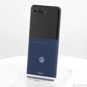 〔中古〕Motorola(モトローラ) motorola razr 60 512GB ジブラルタルシーネイビー PB8E0000JP SIMフリー〔377-ud〕