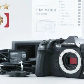 【中古】OLYMPUS オリンパス OM-D E-M1 Mark III ブラック ミラーレス一眼カメラ