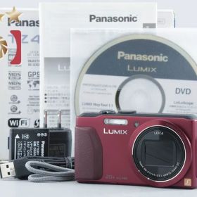 【中古】Panasonic パナソニック LUMIX DMC-TZ40 レッド コンパクトデジタルカメラ 元箱付き