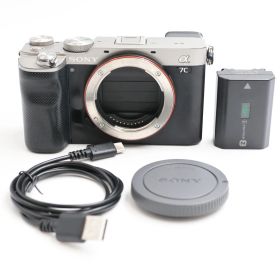 ■シャッター数6259枚！良品■ SONY α7C ボディ シルバー ミラーレス一眼カメラ ILCE-7C S ソニー