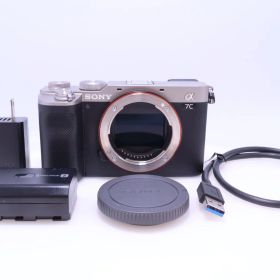 【15,013回 極美品】SONY α7C ボディ シルバー ILCE-7C S(ソニー) フルサイズ ミラーレス一眼カメラ