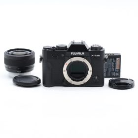 【ショット数352】FUJIFILM X-T30 III XC13-33mmレンズキット ブラック｜APS-C ミラーレス一眼 標準ズームレンズセット 6.2K動画対応 富士フイルム【中古】