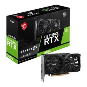 MSI エムエスアイGeForce RTX 3050搭載 グラフィックボード 6GB GDDR6 転送不可 GeForce RTX 3050 VENTUS 2X E 6G OC(2641705)送料無料
