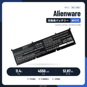 Dell デル XPS 15 9500 Alienware m15 R3〜7 Precision 5550 Inspiron 15 7510