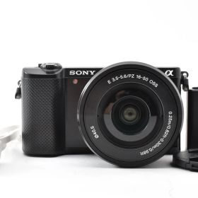 光学極上 Sony ソニー α5000 ILCE-5000L-B / E 3.5-5.6 16-50mm OSS SELP1650 黒 ブラック レンズキット ミラーレス一眼カメラ シャッター数712枚と極小 #4682-1