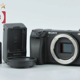 【中古】SONY ソニー α6400 ILCE-6400 ブラック ミラーレス一眼カメラ シャッター回数僅少 多言語対応