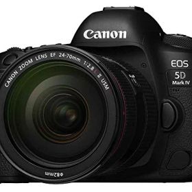 【中古】Canon デジタル一眼レフカメラ EOS 5D MarkIV レンズキット EF24-70 F2.8L II USM 付属 EOS5DM4-2470LIILK
