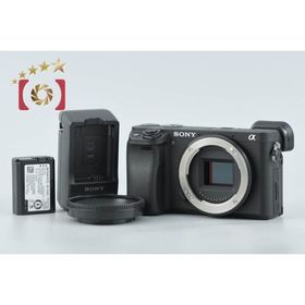【中古】SONY ソニー α6400 ILCE-6400 ブラック ミラーレス一眼カメラ シャッター回数僅少 多言語対応