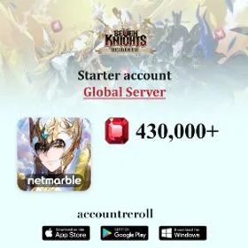 Seven Knights Re:BIRTH Legendary Heroes | 20 Random Legendary | 7 Unused Knight Select Tickets | 100,000+ Rubies | 1,200 Hero Summon Tickets | 350 Pet Summon Tickets