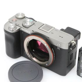 【中古】【良品】ソニー α7C ILCE-7C ボディ [シルバー] CA01-D1116-4B3A SONY Eマウント フルサイズ 5軸手ブレ補正 EVF 中古
