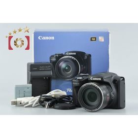 【中古】Canon キヤノン PowerShot SX500 IS ブラック コンパクトデジタルカメラ 元箱付き