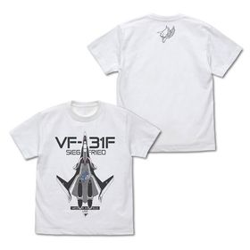 マクロスΔ VF-31F ジークフリード Tシャツ/WHITE-XL