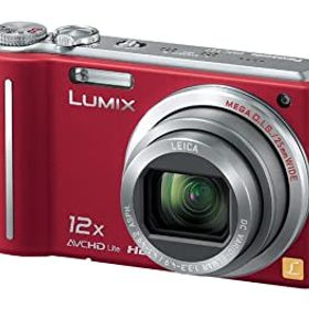 【中古-非常に良い】パナソニック デジタルカメラ LUMIX1010万画素 光学12倍ズーム(レッド)DMCTZ7R DMC-TZ7-R