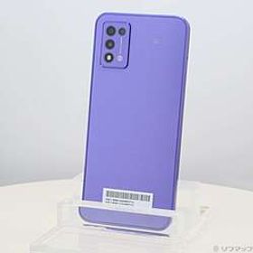 Libero 5G III 64GB パープル ZESBY1 Y!mobile SIMフリー ［6.67インチ有機EL／Dimensity 700／RAM:4GB／ナノSIM］