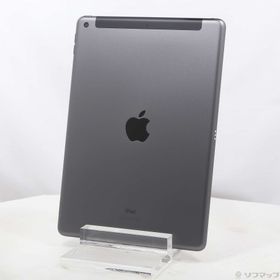 (中古)Apple iPad 第8世代 32GB スペースグレイ MYMH2J/A auロック解除SIMフリー(276-ud)