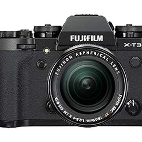 【中古】【39shop】富士フイルムFUJIFILM★ミラーレス一眼カメラ X-T3レンズキット ブラック X-T3LK-B（非常に良い）