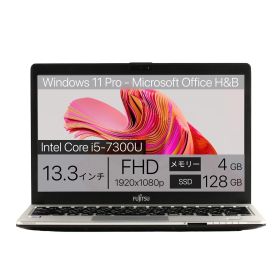 整備済み品 Fujitsu LIFEBOOK S937 i5-7300U メモリ8GB SSD128GB 13.3型 FHD Win11 Office搭載