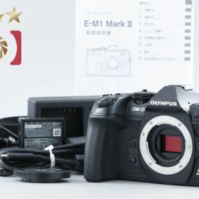 【中古】OLYMPUS オリンパス OM-D E-M1 Mark III ブラック ミラーレス一眼カメラ