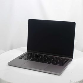 (中古)MacBook Pro 14.2-inch Late-2021 MKGP3J/A M1 Pro 8コアCPU_14コアGPU 16GB SSD512GB スペースグレイ (26.3 Tahoe)(371-ud)