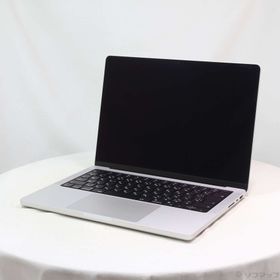 (中古)MacBook Pro 14.2-inch Late-2021 MKGR3J/A M1 Pro 10コアCPU_14コアGPU 16GB SSD512GB シルバー (26.3 Tahoe)(377-ud)