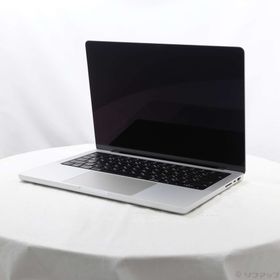 (中古)Apple MacBook Pro 14.2-inch Late-2021 MKGR3J/A Apple M1 Pro 8コアCPU_14コアGPU 16GB SSD512GB シルバー (26.3 Tahoe)(348-ud)