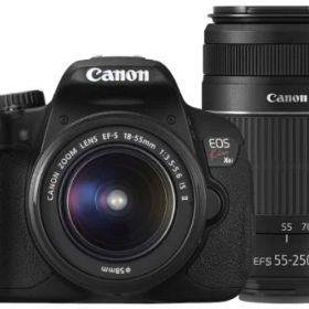 【中古】【整備済み品】Canon デジタル一眼レフカメラ EOS Kiss X6i ダブルズームキット EF-S18-55mm/EF-S55-250mm付属 KISSX6i-WKIT
