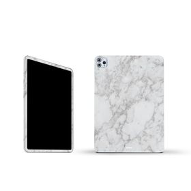 MightySkins Apple iPad Pro 11" M2 4th Gen (2022) フルラップキット用ビニールスキン「Frost Marble」保護デカールラップ 着脱簡単