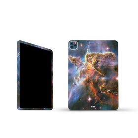 MightySkins Apple iPad Pro 11" M2 4th Gen (2022) 用フルラップキット「Golden Nebula」保護デカールラップ 着脱簡単