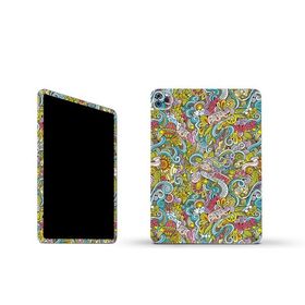 MightySkins Apple iPad Pro 11" M2 4th Gen (2022) 用フルラップキット「Ultra Hippie」保護デカールラップ 着脱簡単