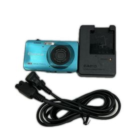 【難あり】EXILIM デジタルカメラ CASIO EX-Z90 水色【中古】