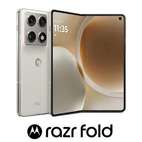 Motorola(モトローラ) motorola razr fold(12GB/ 256GB)− リリーホワイト(SIMフリー版) PBAX0071JP 返品種別B