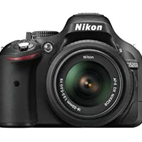 【中古】Nikon デジタル一眼レフカメラ D5200 レンズキット AF-S DX NIKKOR 18-55mm f／3.5-5.6G VR付属 ブラック D