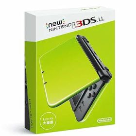 【中古】（非常に良い）Newニンテンドー3DS LL ライム×ブラック