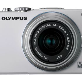 【中古】OLYMPUS ミラーレス一眼 PEN Lite E-PL3 レンズキット ホワイト E-PL3 LKIT WHT