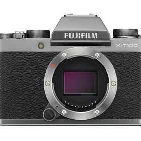 【中古】 富士フイルム FUJIFILM ミラーレス一眼 X-T100ダークシルバー X-T100-DS 当店保証30日間 人気 ミラーレス一眼 ミラーレス デジタルカメラ 中古