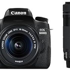 【中古】【39shop】Canon★デジタル一眼レフカメラ EOS 8000D ダブルズームキット EF-S18-55mm/EF-S55-250mm EOS8000D-WKIT(非常に良い)