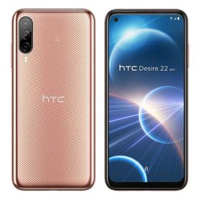 【中古】【安心保証】 HTC Desire 22 pro[128GB] SIMフリー チェリーブロッサム